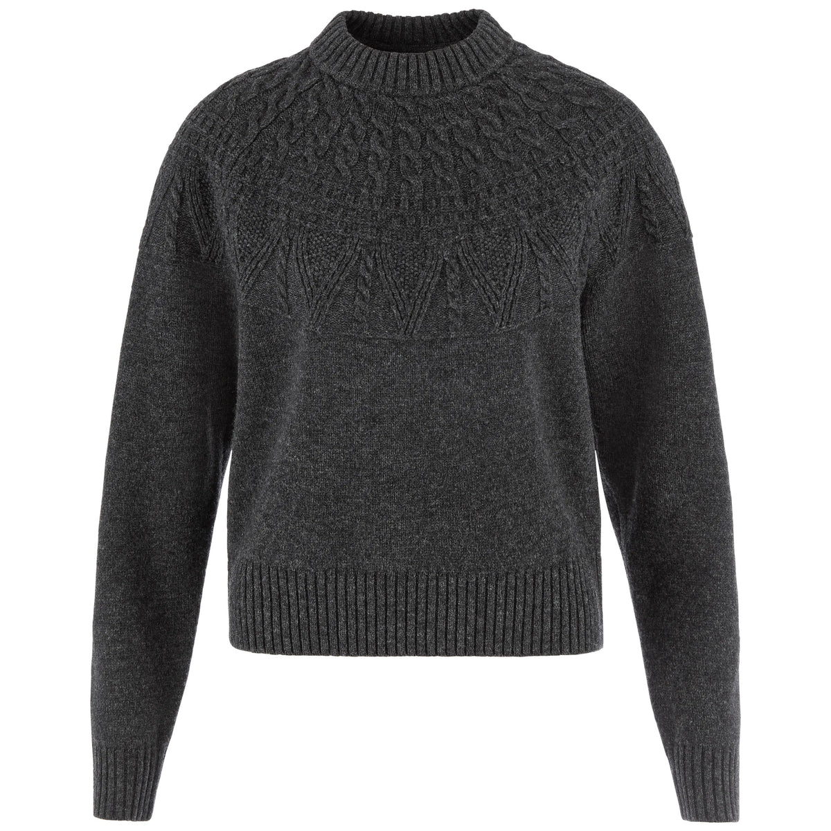 Övik Solid Jacquard Knit W