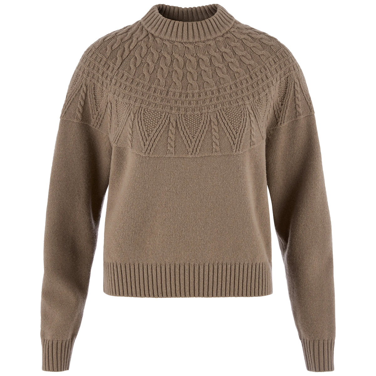 Övik Solid Jacquard Knit W