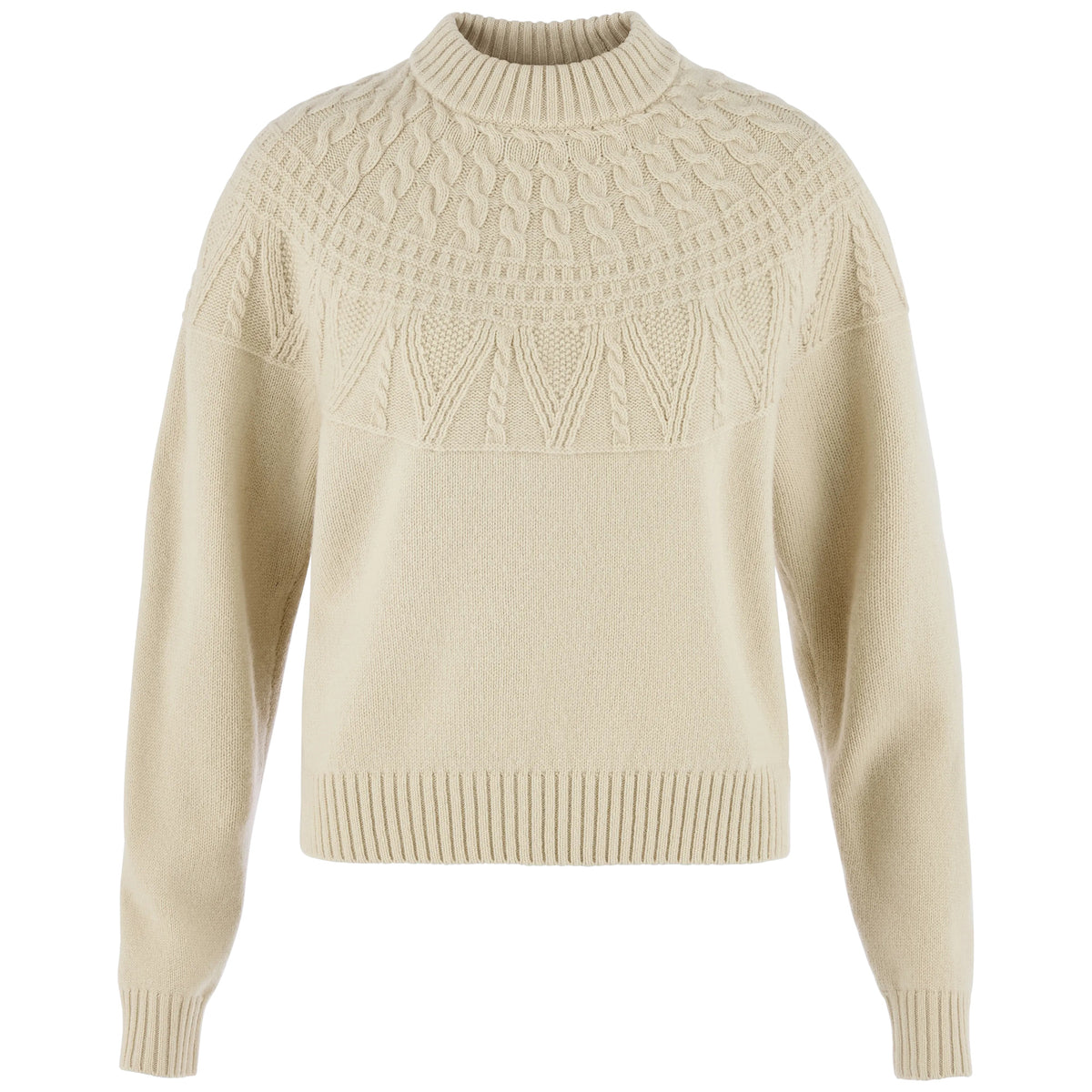 Övik Solid Jacquard Knit W