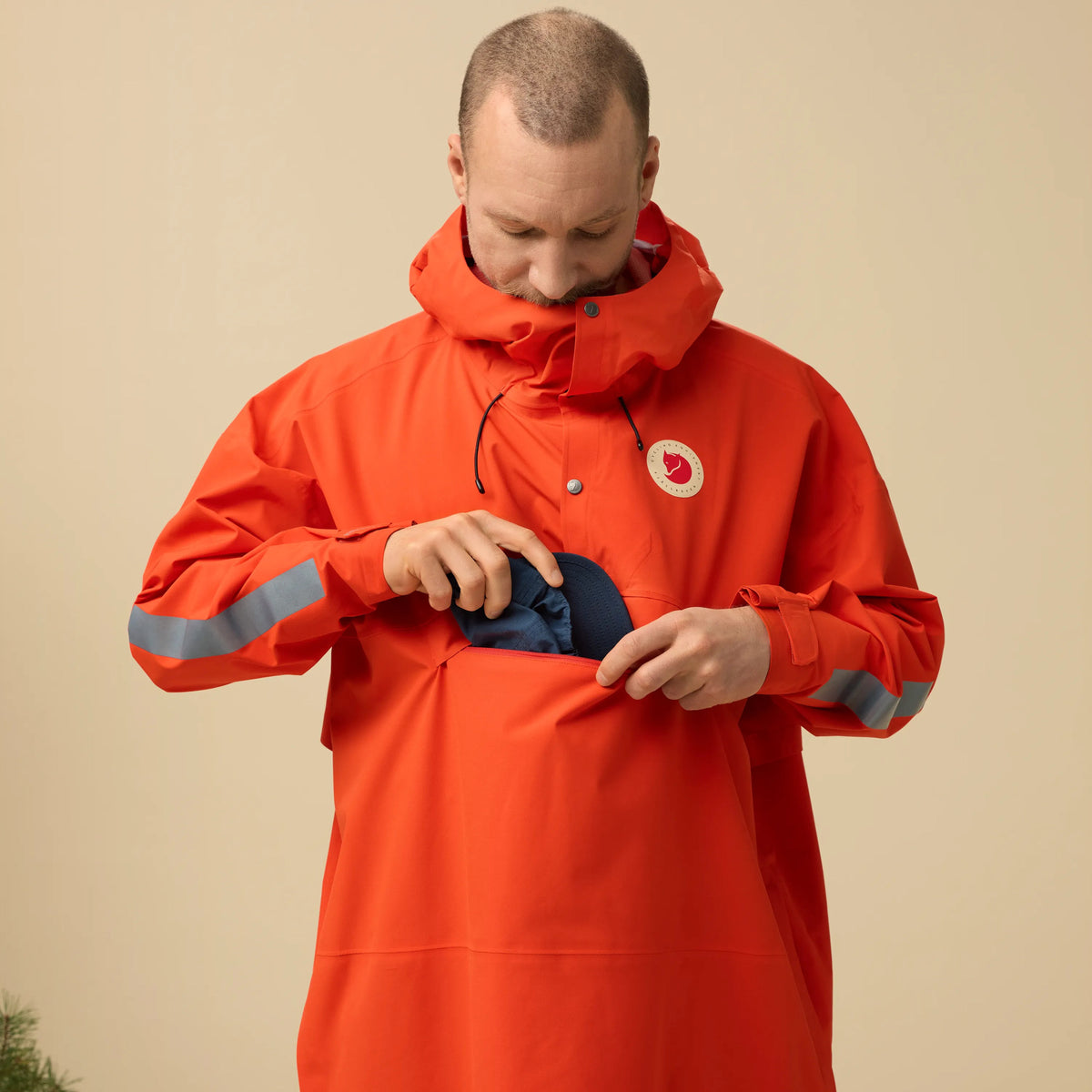 Hoja Rain Fox Poncho