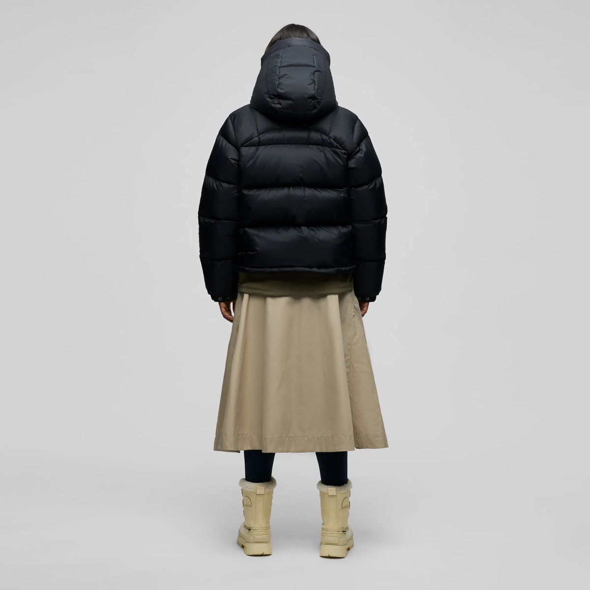 Expedition Down Cropped Jkt Black Edition W